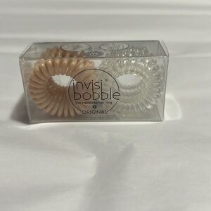 NIB Invisibobble Original 6-pack Clear & Nude